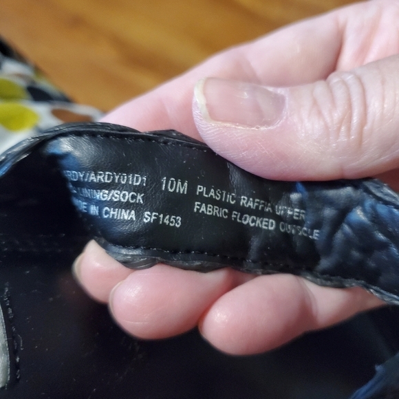 Steven New York "Ardy" Raffia Espadrille Wedge Double Strap Sandals Size 10 - Picture 13 of 14